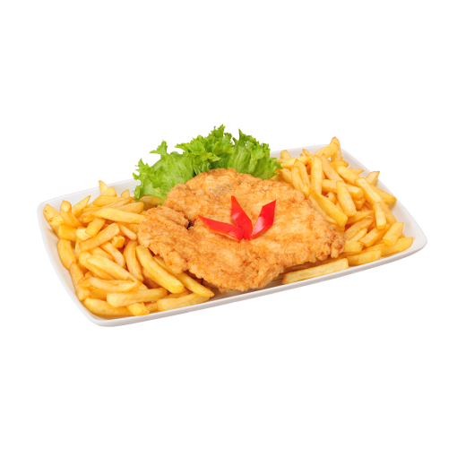 Meniu Șnițel Vienez de pui COMPLET