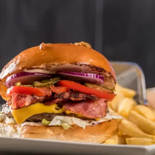 Alternative view of Bacon Cheeseburger